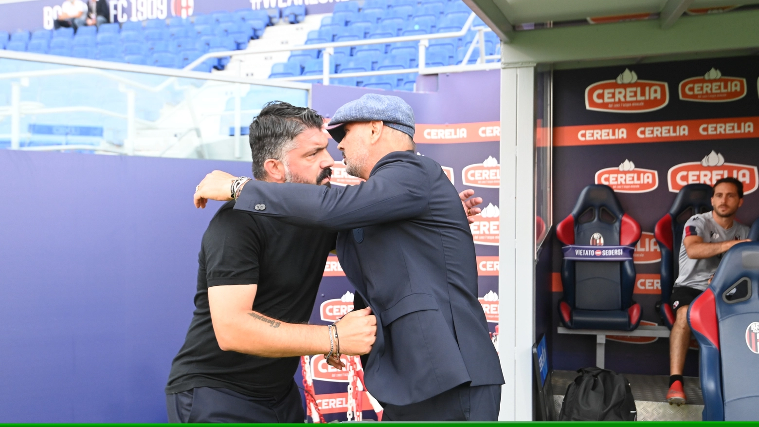 Mihajlovic abbraccia Gattuso