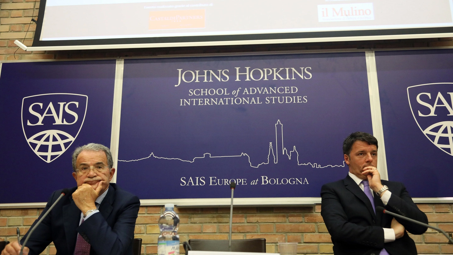 Prodi-Renzi alla Johns Hopkins (Fotoschicchi)