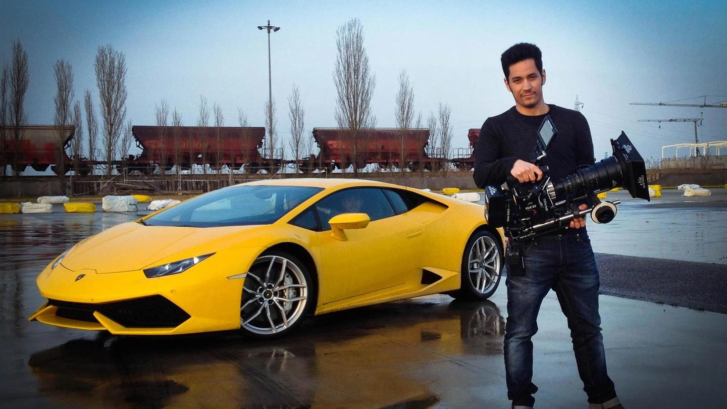 Matteo Tondini della Miracle video agency, che domani girerà gli spot della Lamborghini a Santarcangelo
