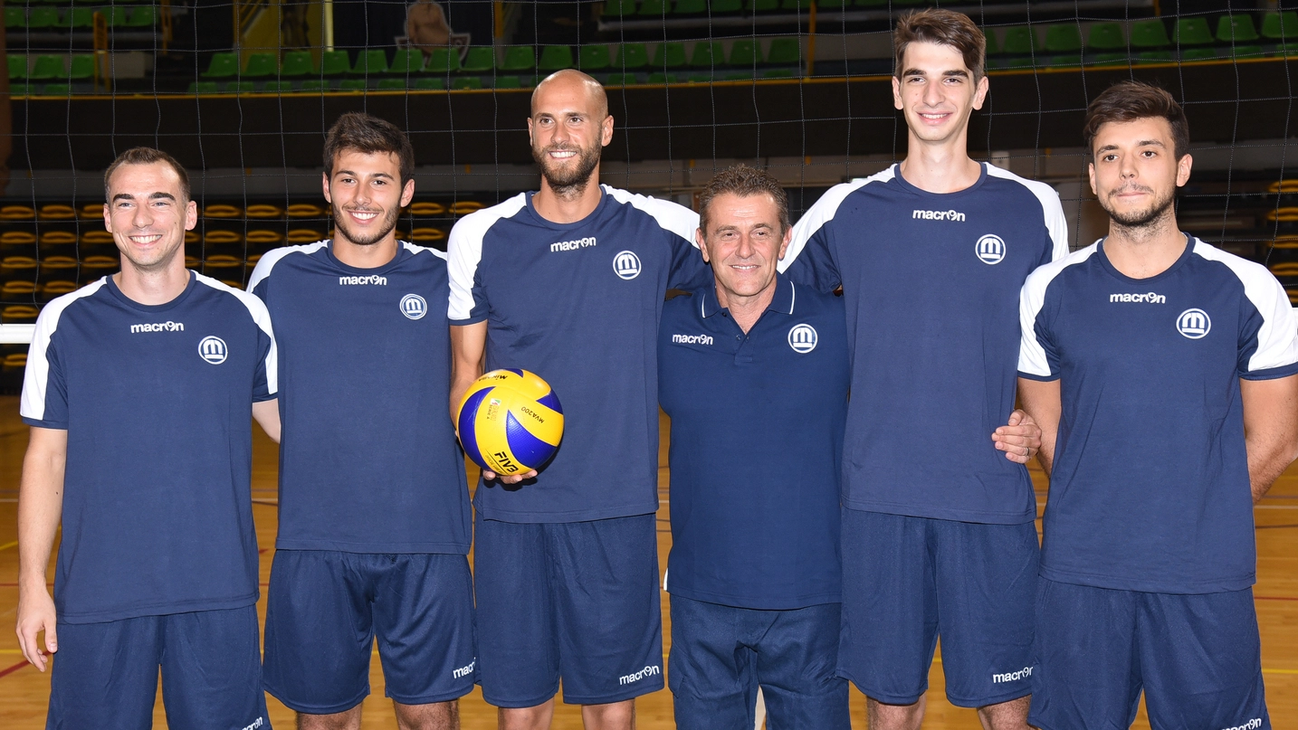 I primi giocatori di Modena Volley al raduno