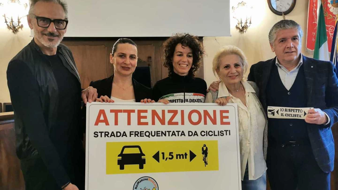 La presentazione dell'iniziativa: da sinistra Fumagalli, Belletti, Gianotti, Gironacci, Morresi