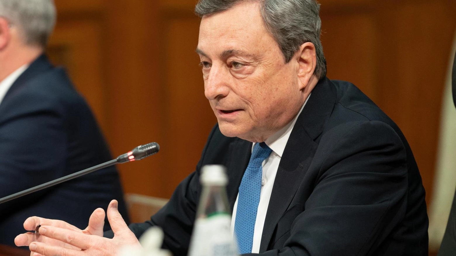 Il premier Mario Draghi, 74 anni