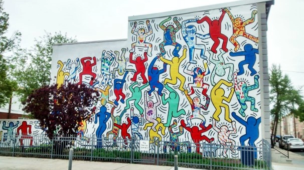 Un murales di Keith Haring (Fonte: Wikipedia)