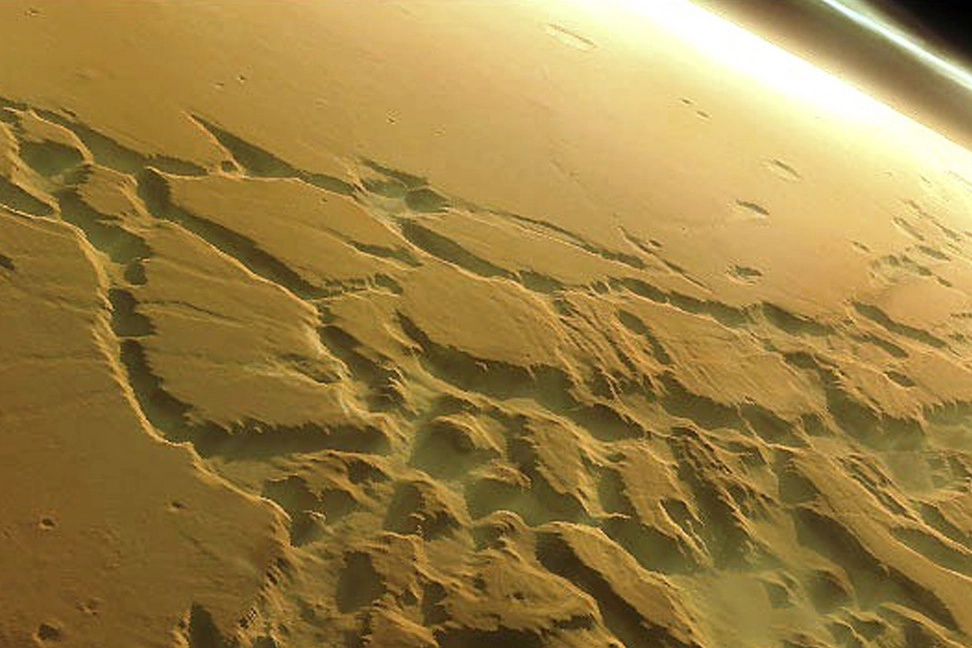 L'area Noctis Labyrinthus su Marte