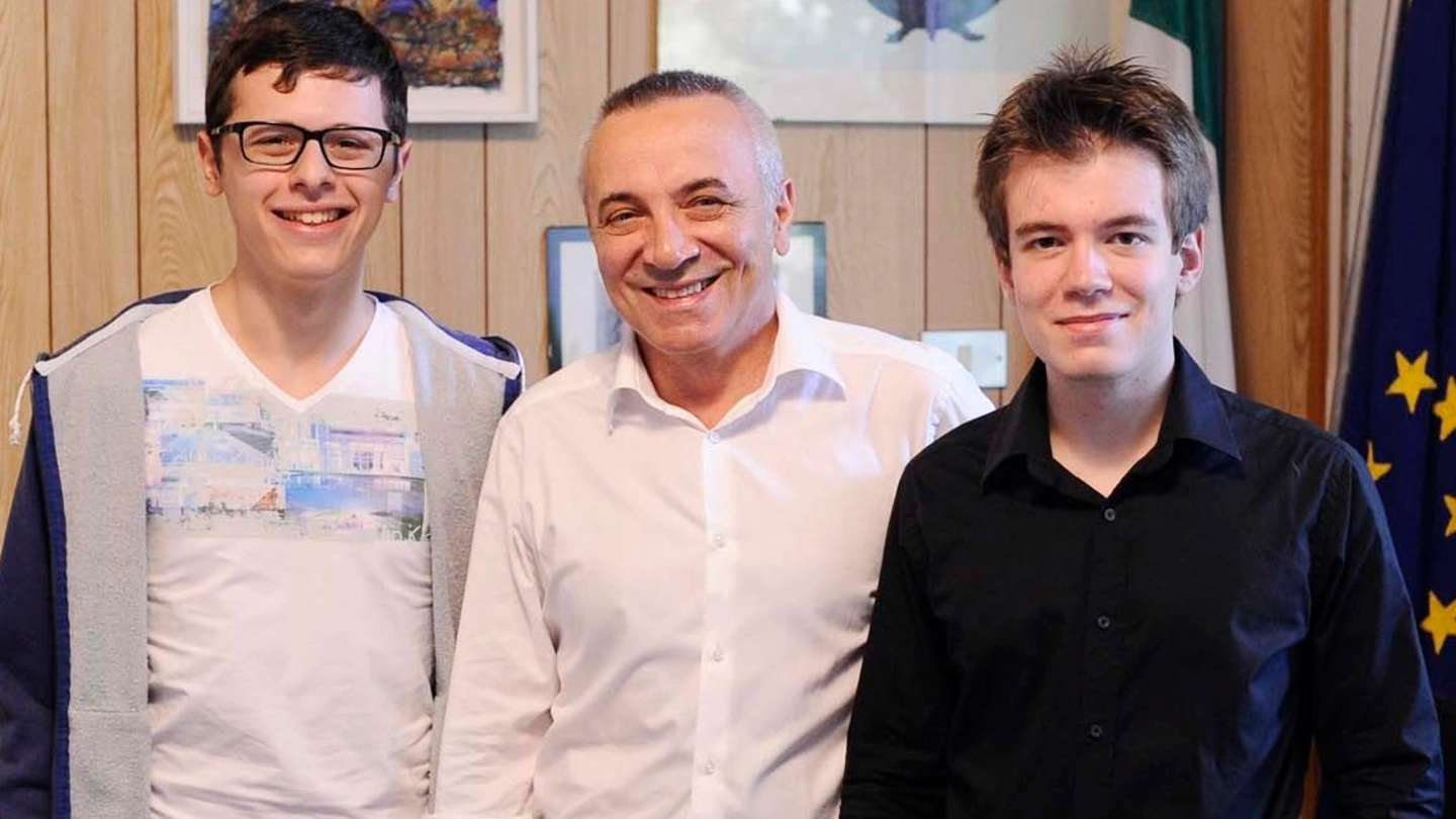 Da sinistra: Luca Regazzi, Lamberto Montanari e Carlo Emilio Montanari (Foto Isolapress)