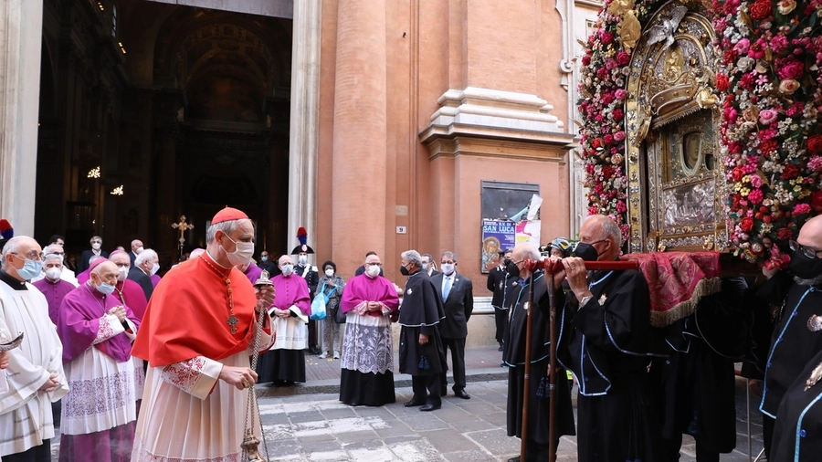 Bologna, l'arrivo della Madonna di San Luca in San Pietro (FotoSchicchi)