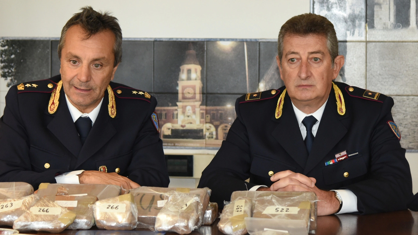 Enrico Tassi, capo della polizia stradale, e Lorenzo Pomponio, comandante della sottosezione Modena Nord