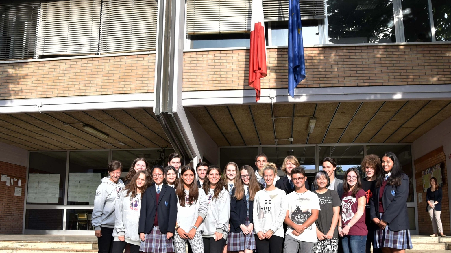 Gli studenti australiani e italiani al liceo scientifico 'Fulcieri Paulucci di Calboli'