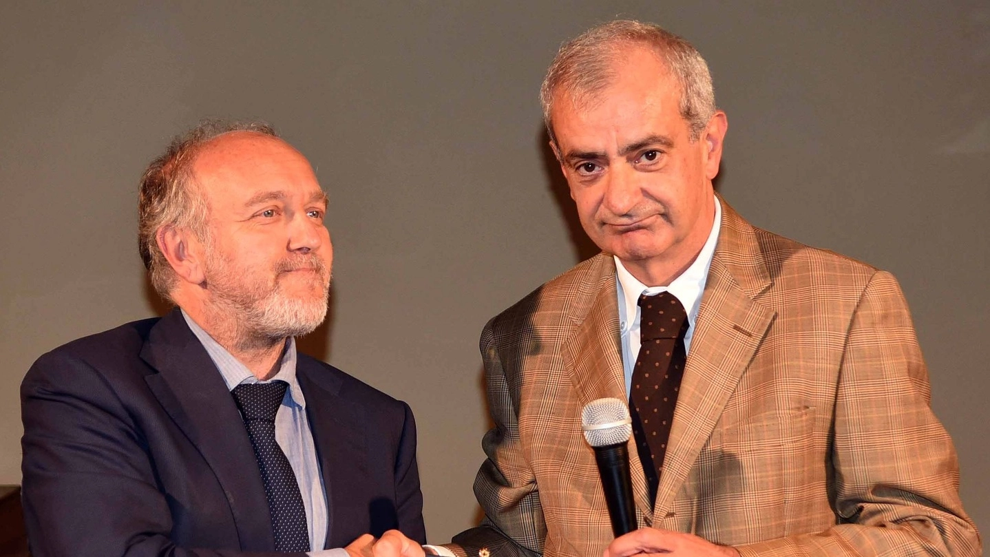 Il prefetto Michele Tortora (a destra) con il sindaco di Ferrara Tiziano Tagliani (Businesspress)