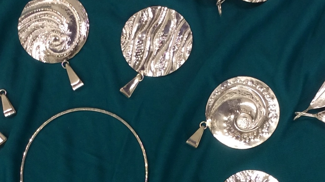Alcuni gioielli realizzati dagli alunni del Chierici