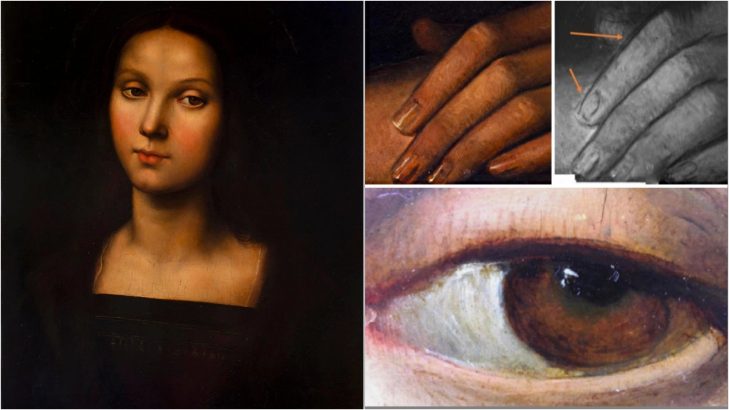 La moglie del Perugino dipinta da Raffaello: il ritratto e i particolari