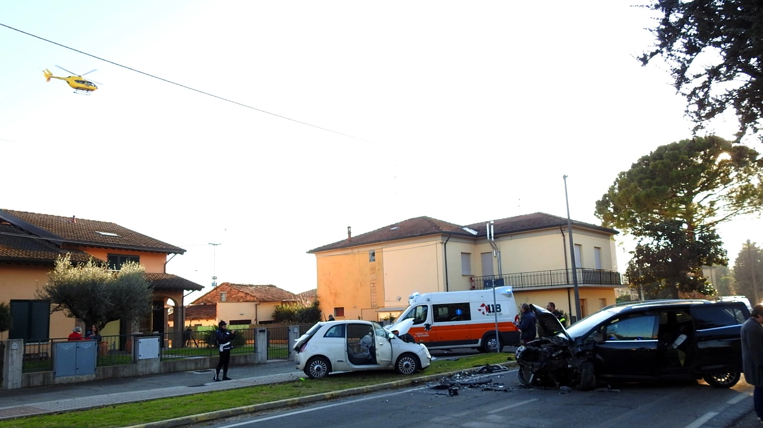 Il pauroso incidente è avvenuto a San Lorenzo di Lugo (Scardovi)