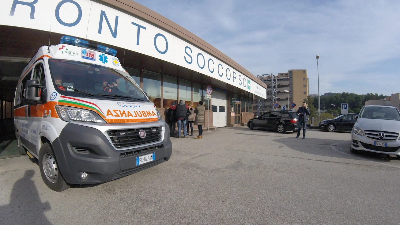 Ospedale Torrette di Ancona, il pronto soccorso (foto Antic)