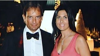 Matteo Cagnoni e Giulia Ballestri a una cena di gala