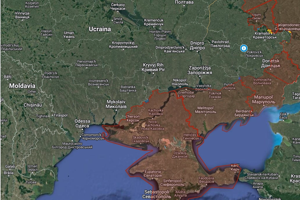 La mappa interattiva sulla guerra in Ucraina