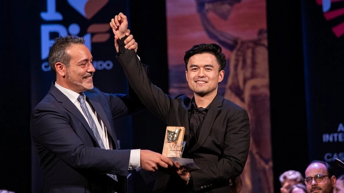 Il musicista cinese Zhiyuan Zhang vince il Premio della fisarmonica