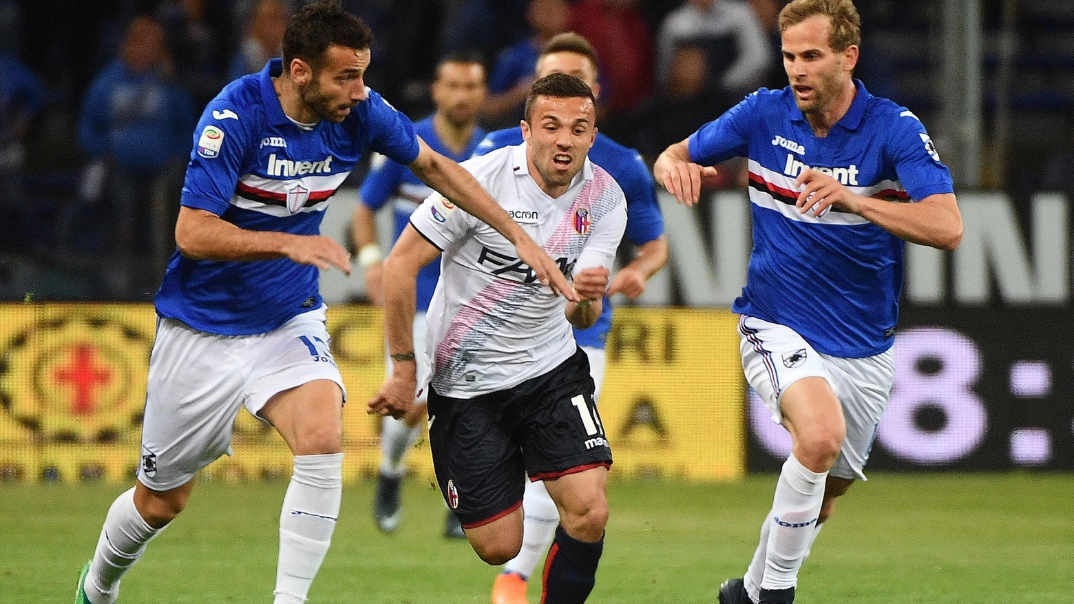 Federico Di Francesco in azione contro la Sampdoria