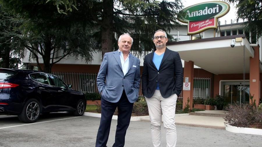 Flavio e Denis Amadori, rispettivamente presidente e vice del Gruppo