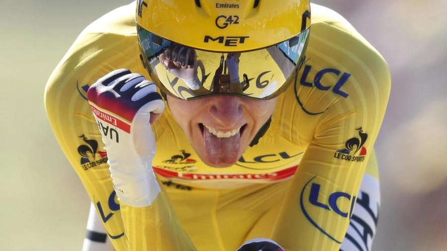 Tadej Pogacar, 23 anni, vincitore dell’edizione 2021 del Tour de France (Ansa)