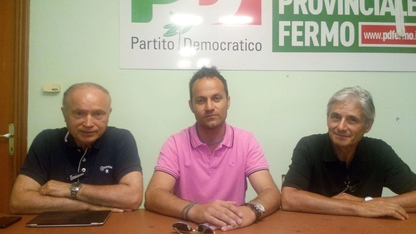 Da sinistra: Renato Leoni, Luciano Diomedi e Walter Baldo