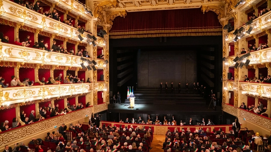 L'interno del Teatro Regio di Parma