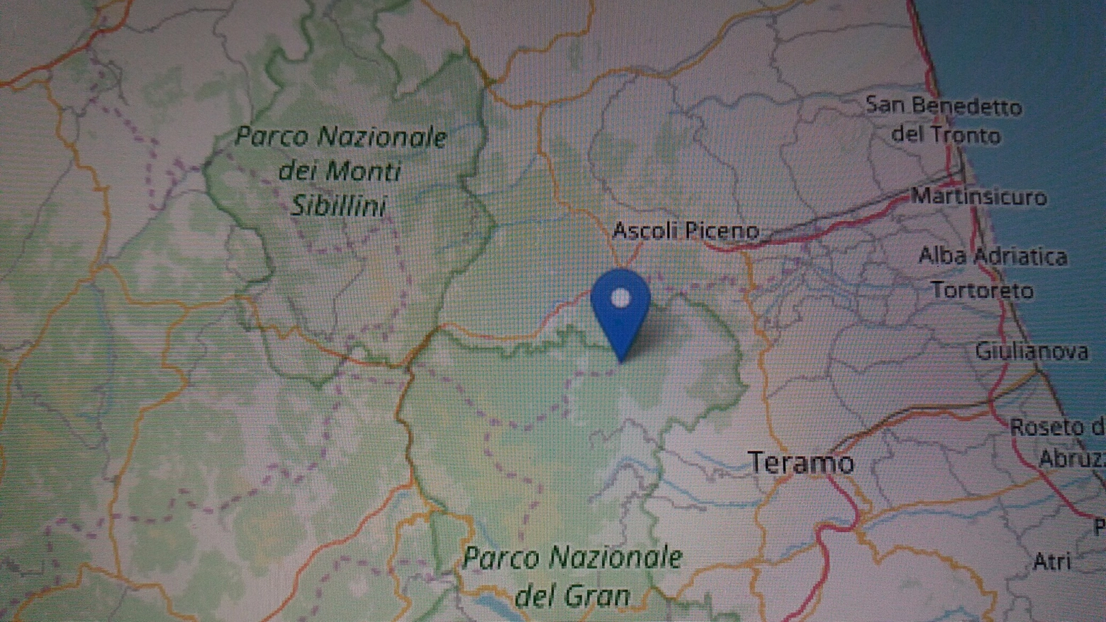 Terremoto, epicentro a Valle Castellana