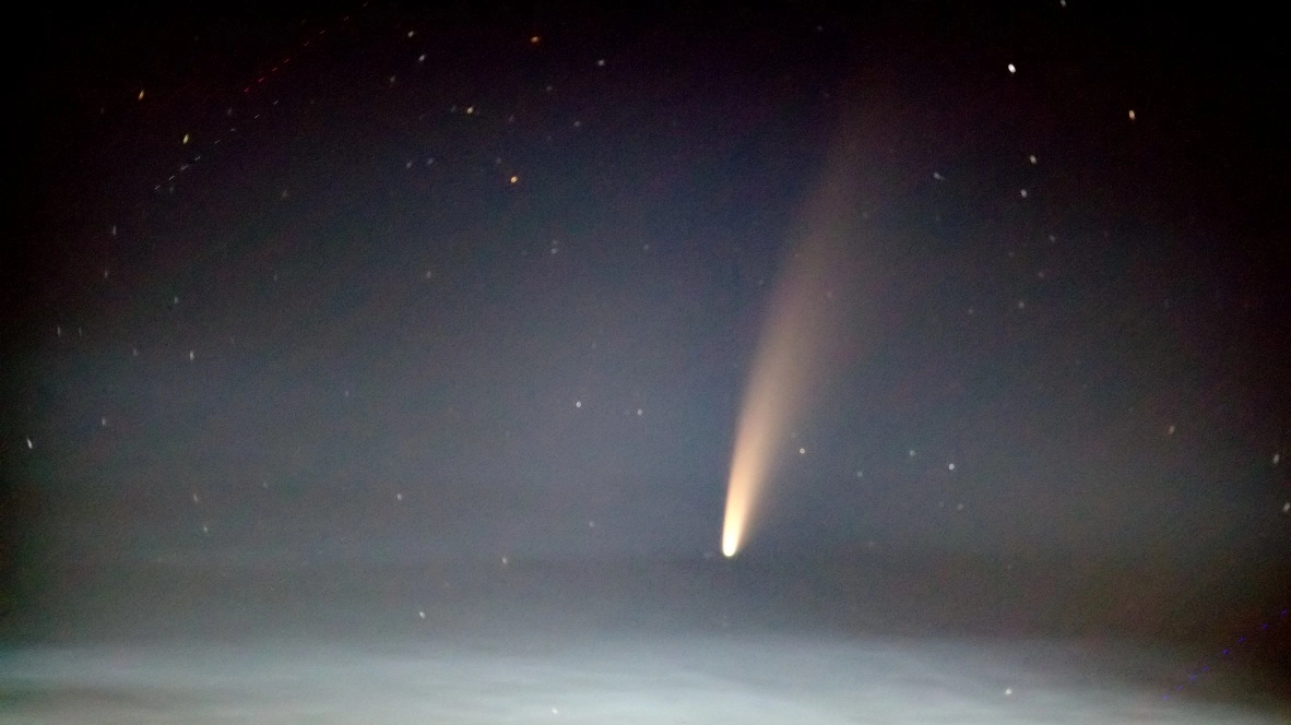 La cometa Neowise (foto di Mauro Facchini)