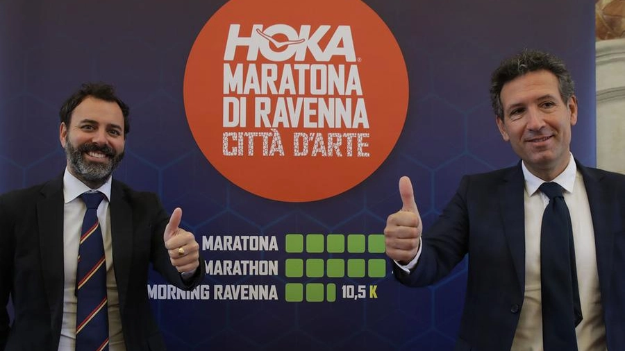La presentazione della Hoka maratona di Ravenna città d’arte
