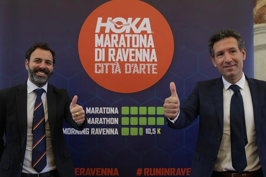 La presentazione della Hoka maratona di Ravenna città d’arte