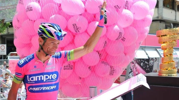 Michele Scarponi al Giro d'Italia del 2013 (LaPresse)