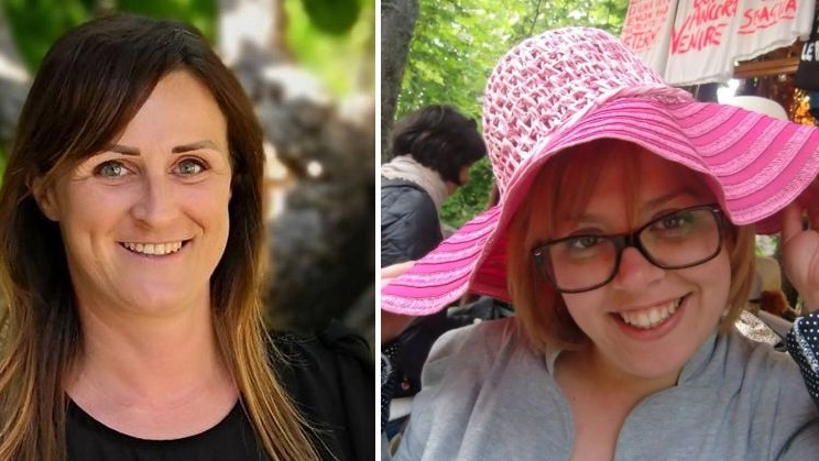Elisa Rondina e Sonia Farris, vittime dell'incidente di Senigallia