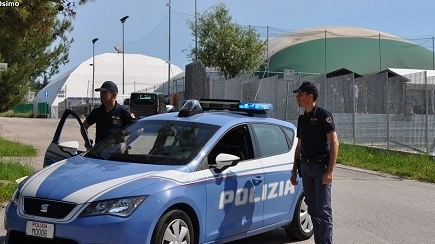 Poliziotti in servizio