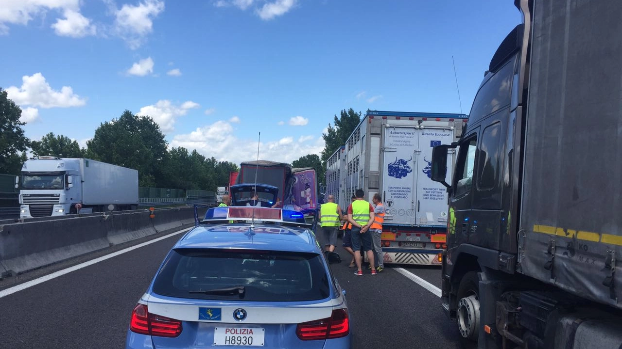 Incidente in A13, autostrada chiusa a Ferrara in direzione Padova 