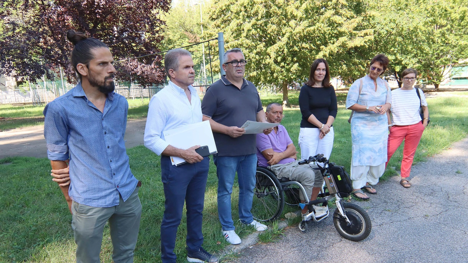 Giordano Bruno, un parco inclusivo  "Giochi per bimbi con disabilità"
