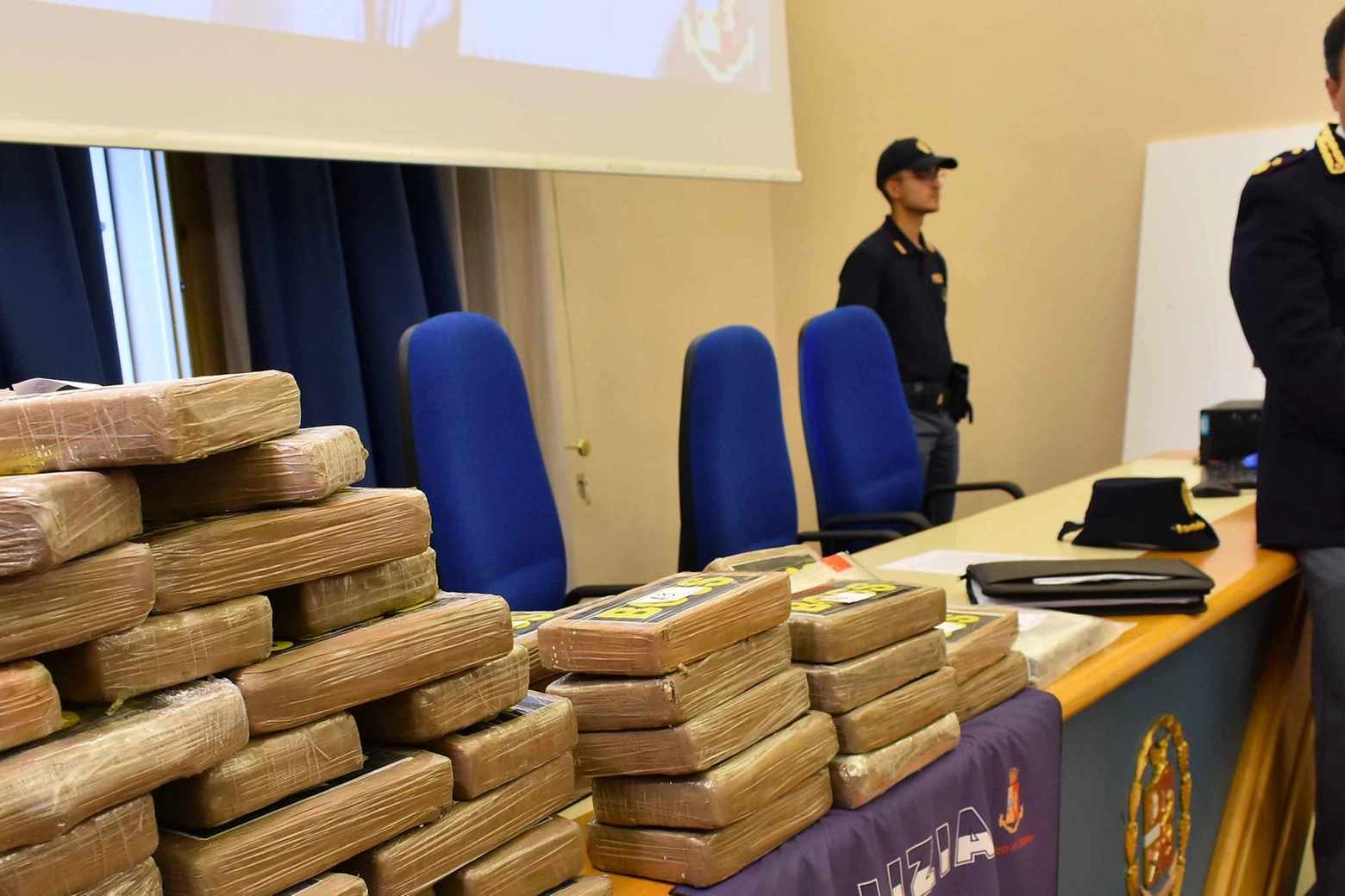 I 72 kg di cocaina sequestrati dalla polizia a Reggio Emilia