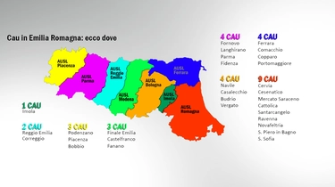 Cau in Emilia Romagna, i primi 30 entro fine anno: ecco la mappa e l’elenco dei sintomi per accedere al primo soccorso