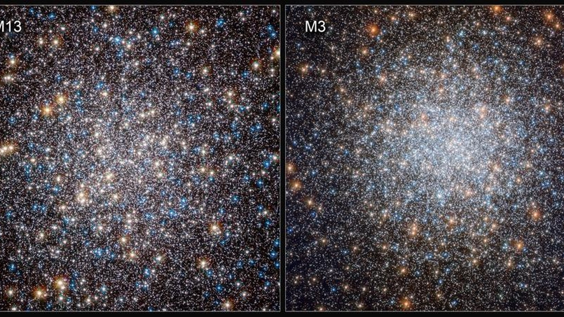 Gli ammassi globulari  M3 e M13, ESA/Hubble & NASA, G. Piotto et al.