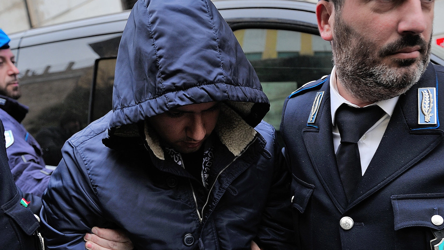 Antonio Tagliata all’uscita del tribunale (Foto Emma)