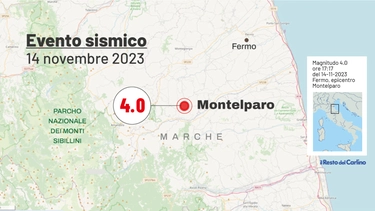 Terremoto oggi nelle Marche, scossa di magnitudo 4.0 a Fermo: paura e gente in strada
