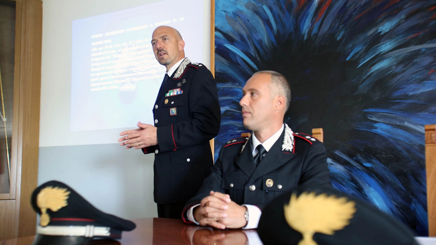 La conferenza stampa dei carabinieri (FotoPrint)