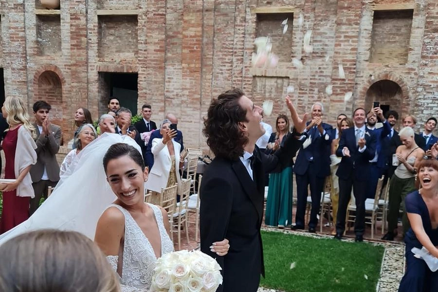 Gianmarco Tamberi e Chiara Bontempi sposi