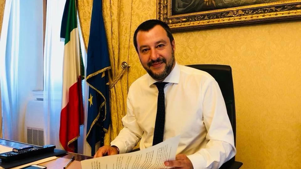 Il vicepremier Matteo Salvini (Twitter/Ansa)