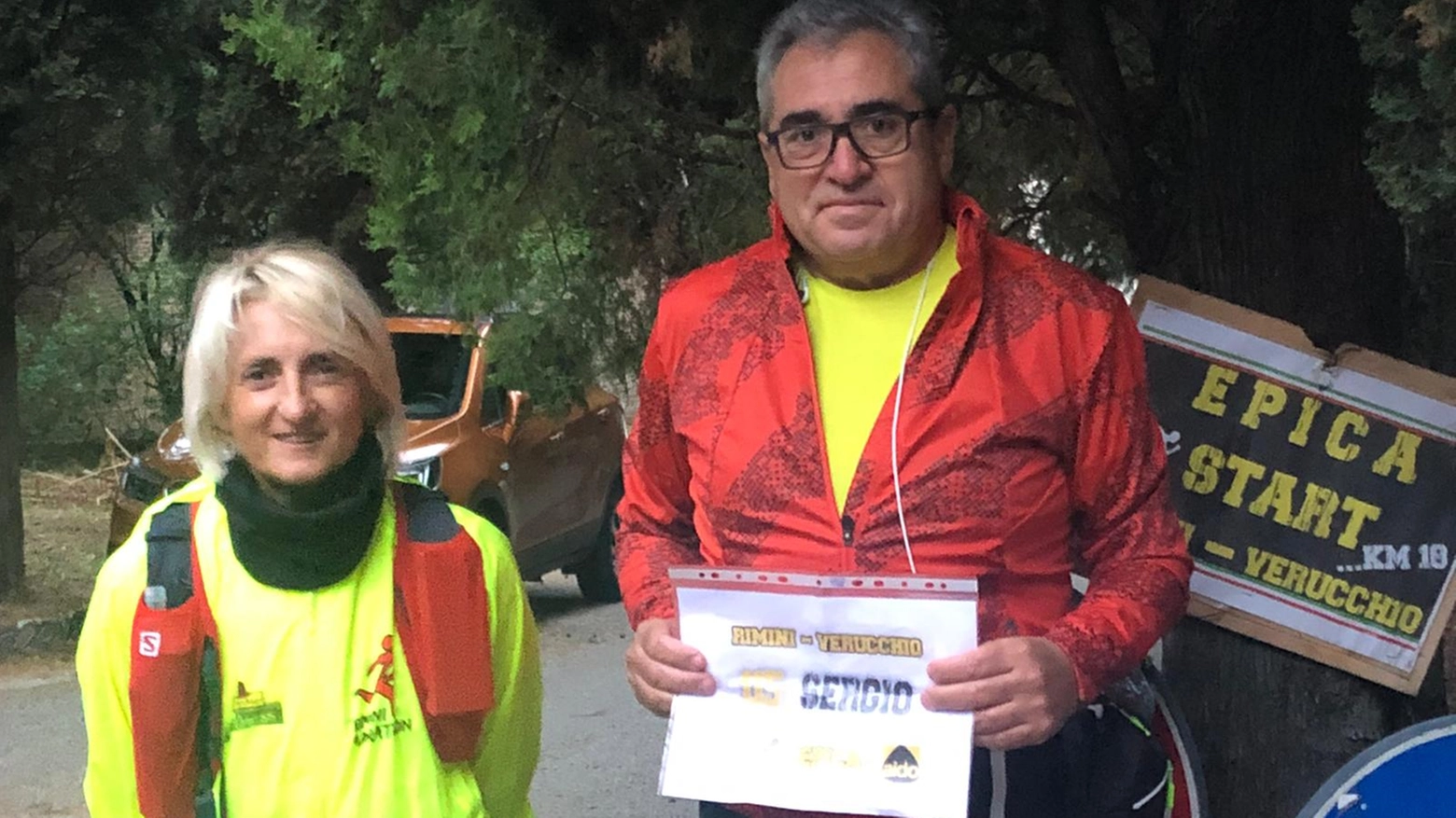 Sergio Lotti, donatore di rene, ha partecipato alla mezza maratona di Rimini
