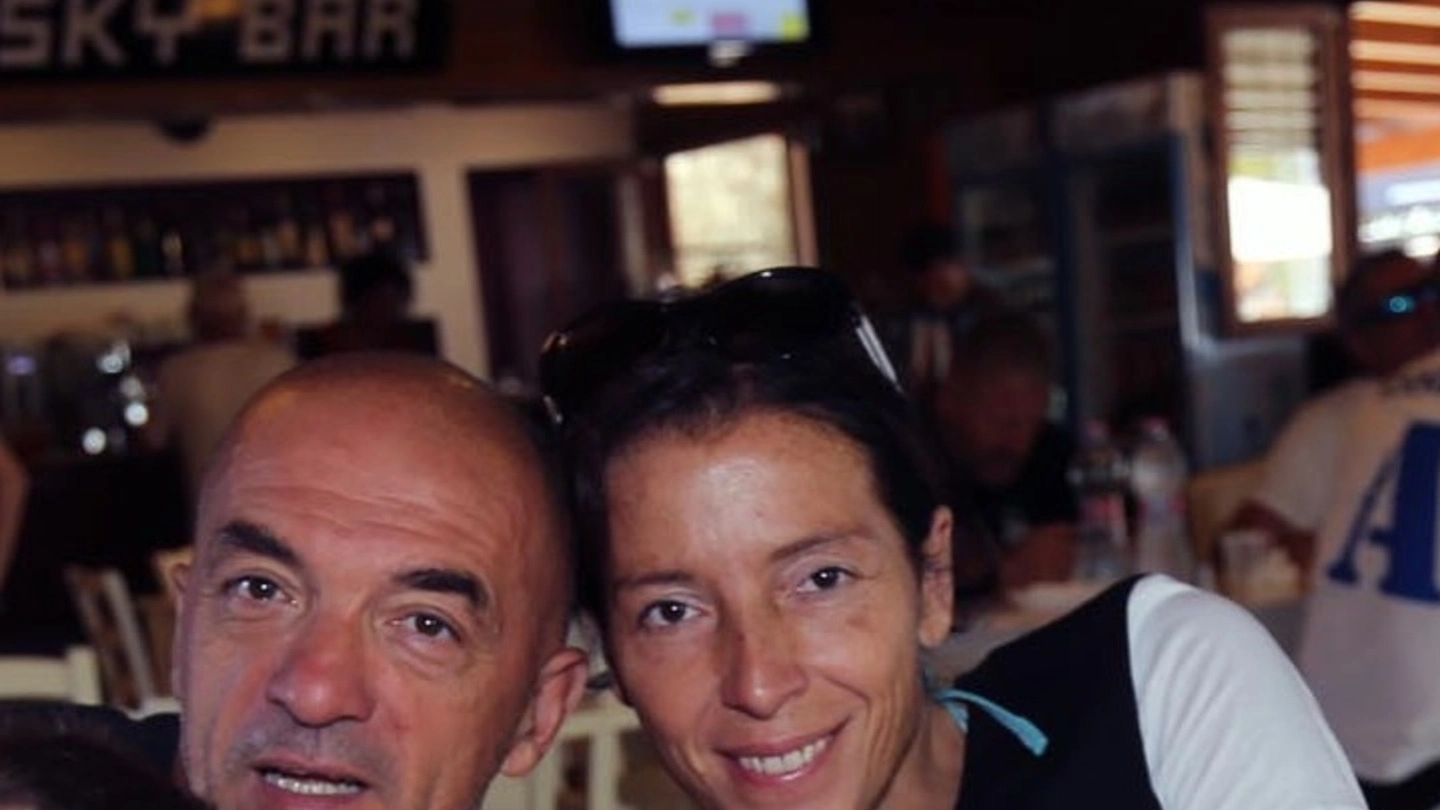 Silvia Carloncini col marito, Massimo Fiorini