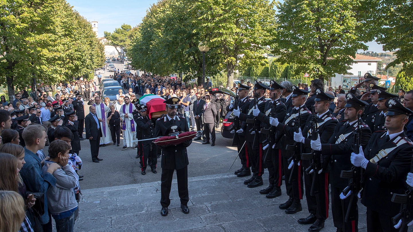 Tavullia,i funerali del carabiniere Di Noia (Fotoprint)