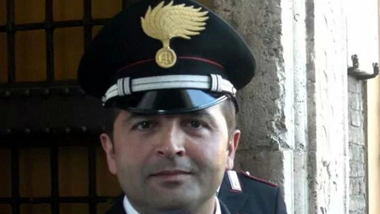 Il maresciallo Domenico Pellegrino, comandante della stazione dei carabinieri di Mondolfo