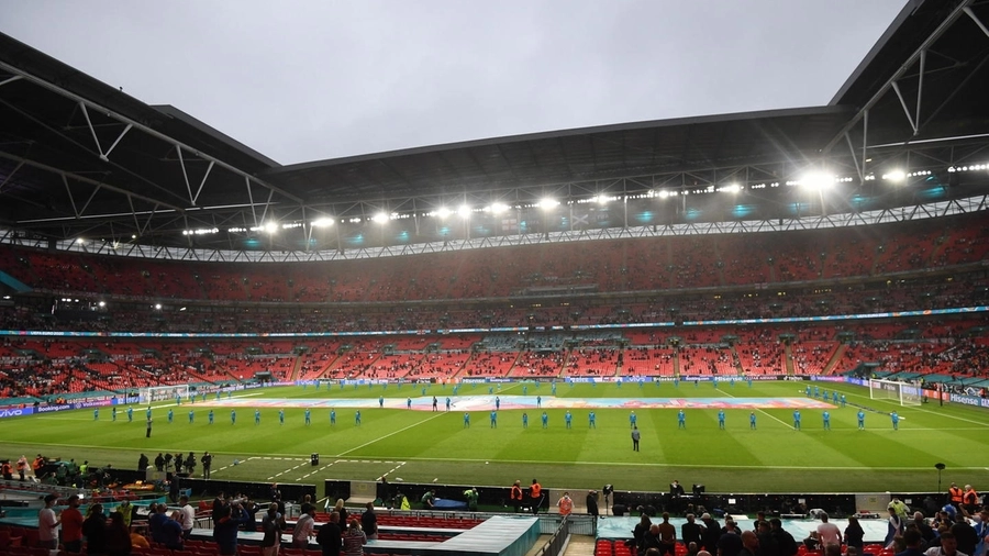 Una veduta dello stadio di Wembley (Ansa)