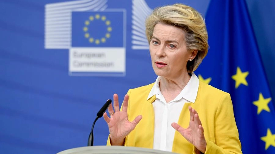 La presidente della Commissione europea, Ursula von der Leyen, 62 anni