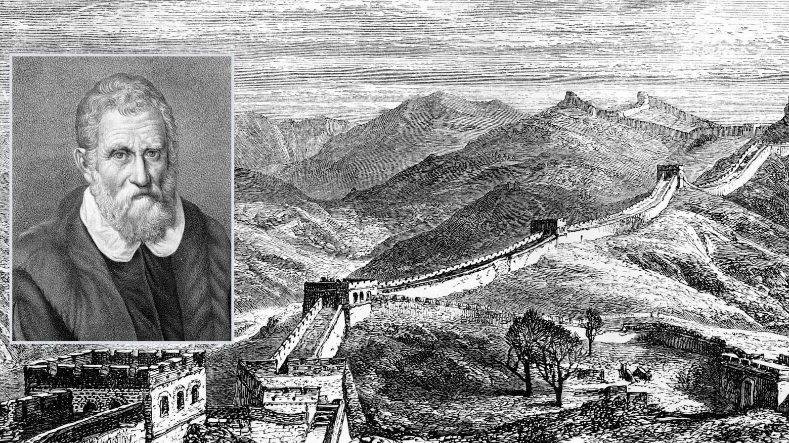 Marco Polo e la muraglia cinese