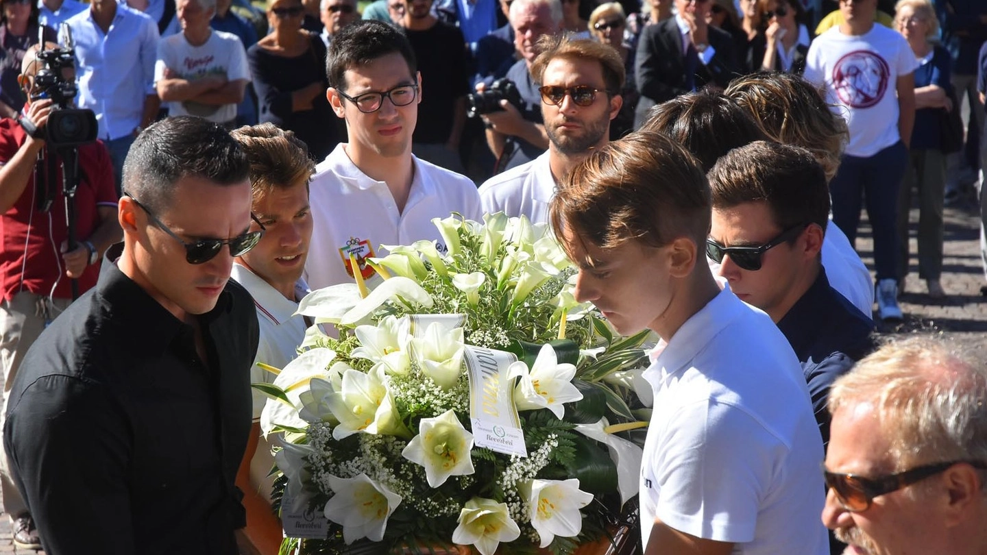 Il funerale di Mattia Dall'Aglio a Reggio Emilia (foto Artioli)